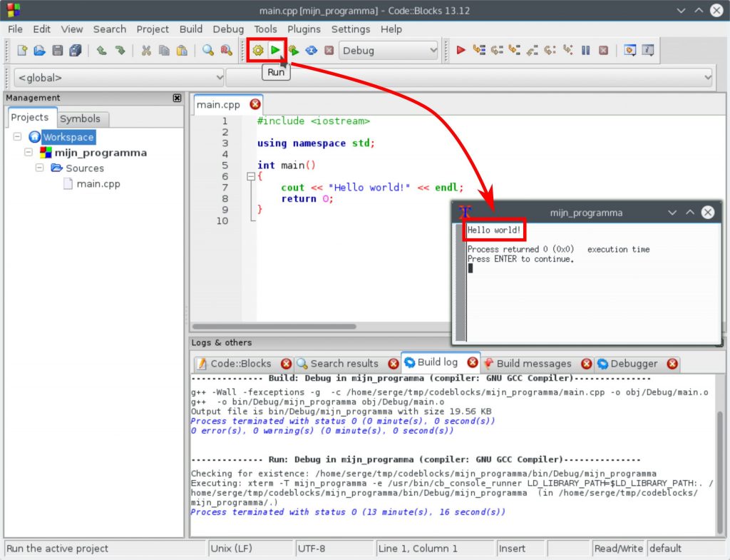 Code::Blocks, ontwikkelomgeving voor C en C++ – Linux Magazine