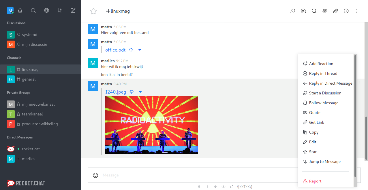 Rocket.Chat: een open source team communicatie platform - Linux Magazine